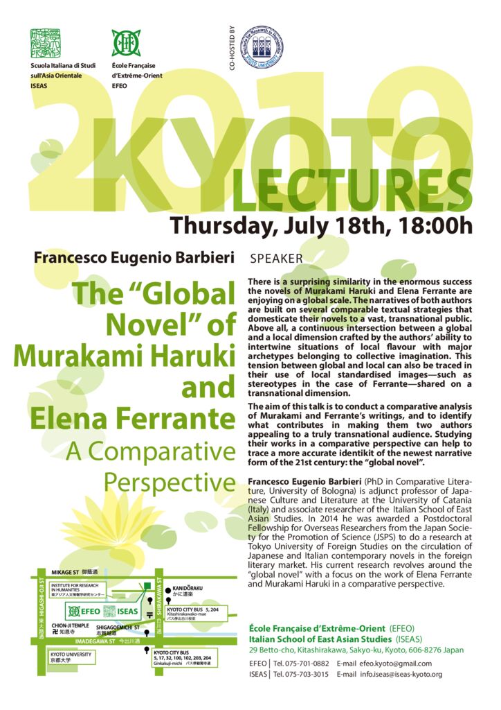 The "Global Novel" of Murakami Haruki and Elena Ferrante